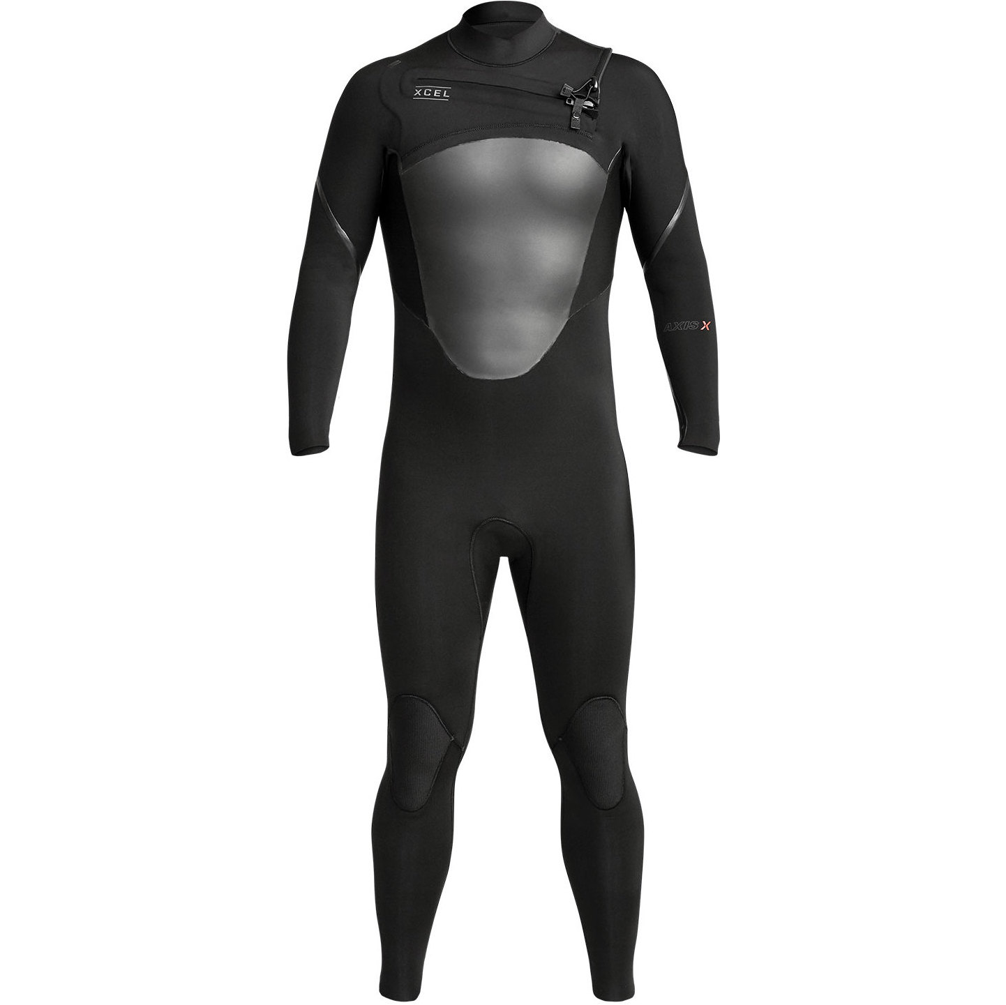 2023 Xcel Mens Axis X 4/3mm Chest Zip Wetsuit MT43Z2S0 - Black